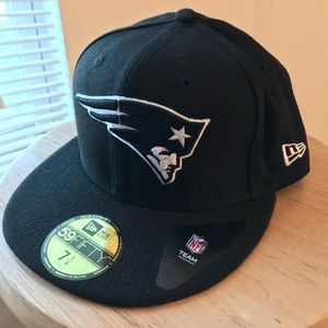 New Blk New England Patriots 59FIFTY fitted Hat